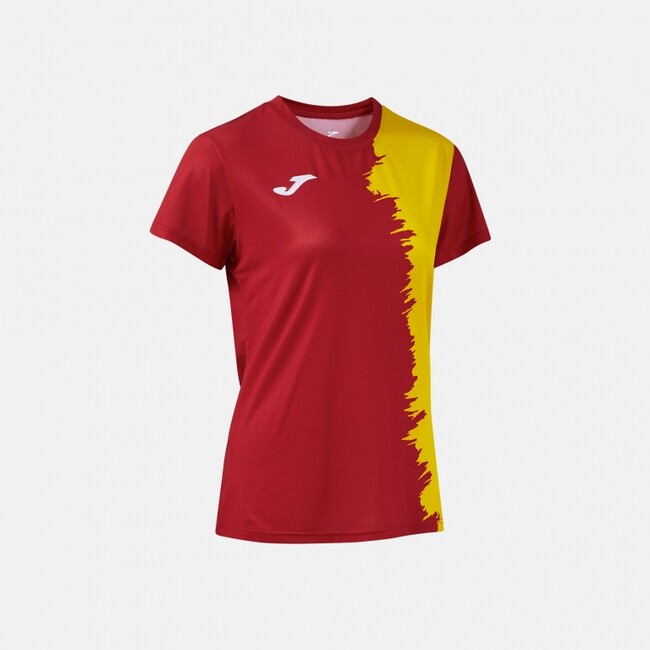 CITY III SHORT SLEEVE T-SHIRT RED YELLOW RED-YELLOW