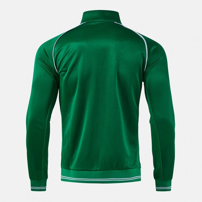 VINTAGE ECO RETRO FULL ZIP SWEATSHIRT GREEN GRAY GREEN