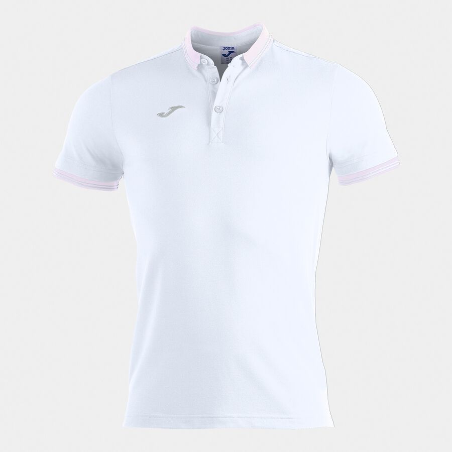 Поло блуза S/S POLO SHIRT BALI II бяло розово