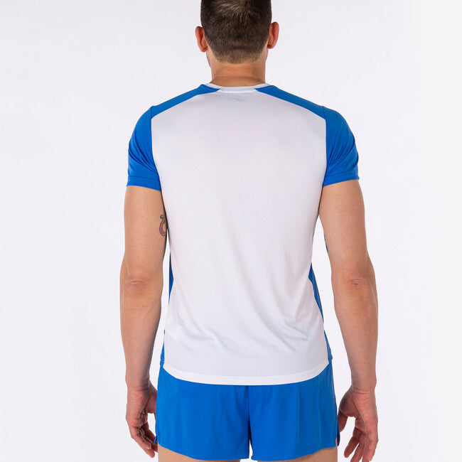 T-SHIRT RECORD II WHITE-ROYAL