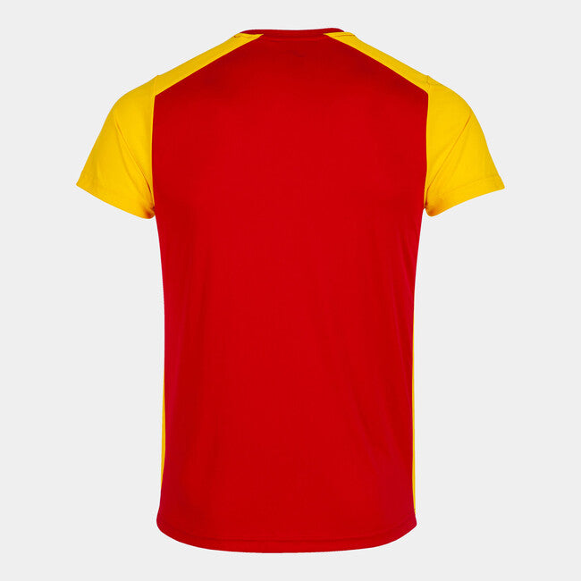T-SHIRT RECORD II RED-YELLOW