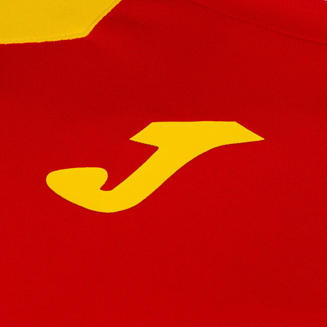 T-SHIRT RECORD II RED-YELLOW