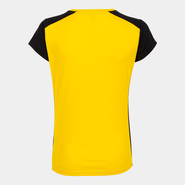 T-SHIRT RECORD II YELLOW-BLACK