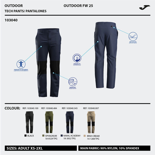 EXPLORER LONG PANTS BLACK BLACK