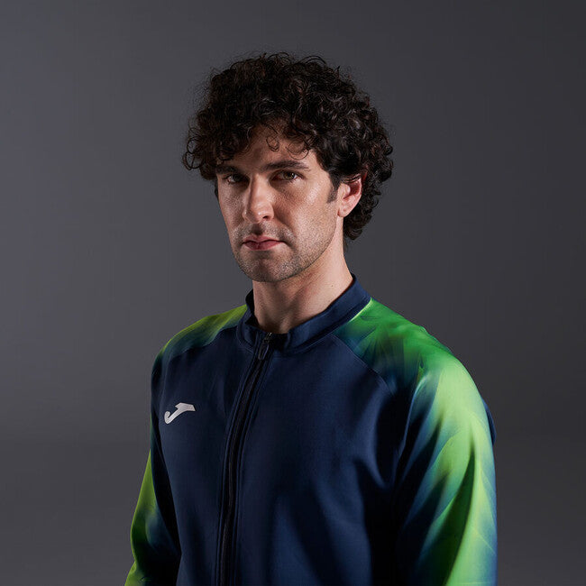 ELITE XI FULL ZIP SWEATSHIRT NAVY FLUOR GREEN NAVY-FLUOR GREEN