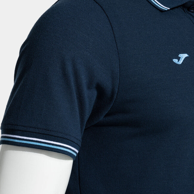 CONFORT CLASSIC SHORT SLEEVE POLO NAVY SKY BLUE NAVY-SKY BLUE