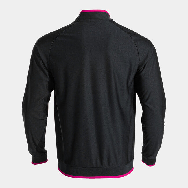 COMBI PREMIUM FULL ZIP SWEATSHIRT BLACK FLUOR PINK BLACK