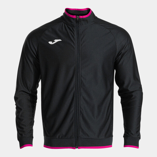 COMBI PREMIUM FULL ZIP SWEATSHIRT BLACK FLUOR PINK BLACK