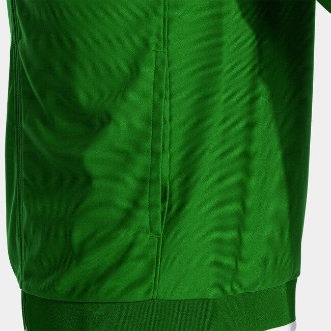 COMBI PREMIUM FULL ZIP SWEATSHIRT GREEN WHITE GREEN-WHITE