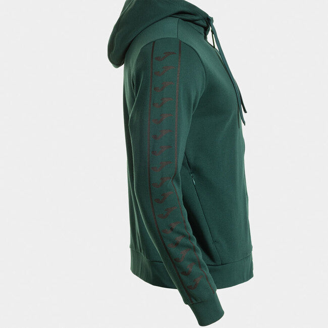 ICONO STREET ZIP-UP HOODIE GREEN BLACK GREEEN-BLACK