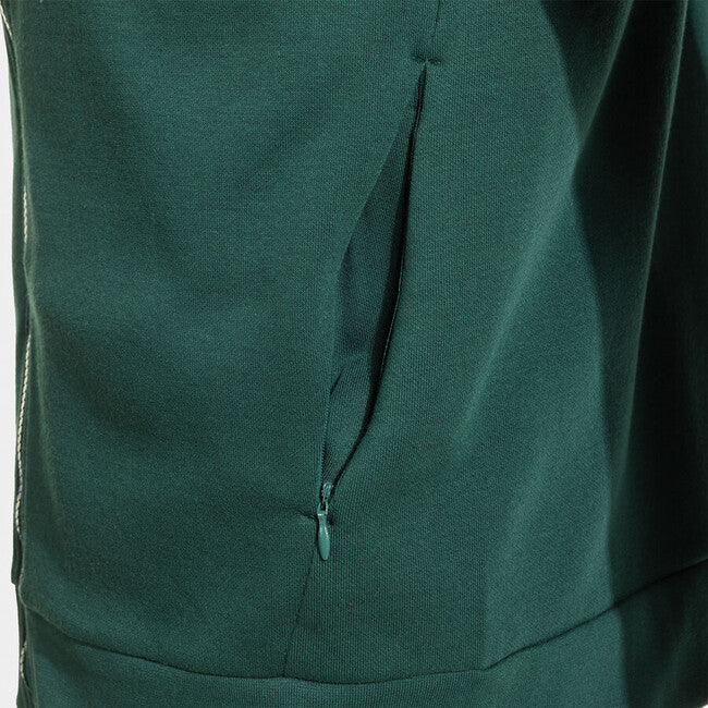 ICONO STREET ZIP-UP HOODIE GREEN BLACK GREEEN-BLACK