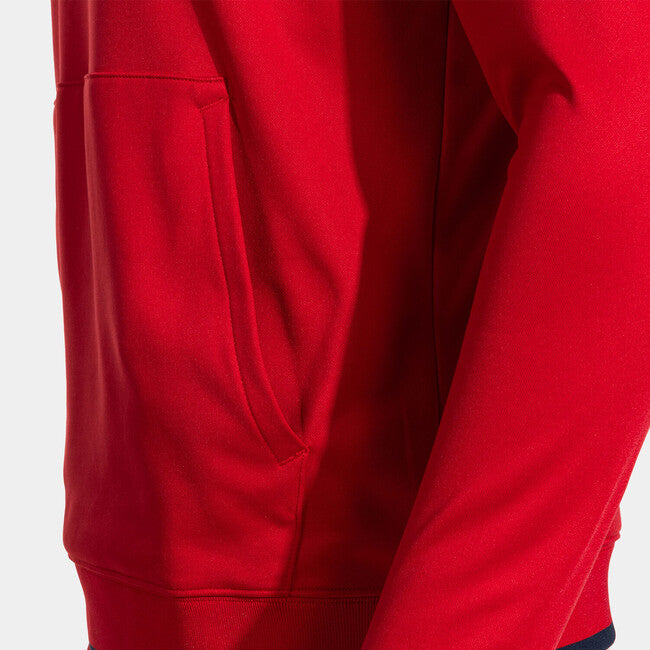 COMBI PREMIUM HOODIE RED DARK NAVY RED-NAVY