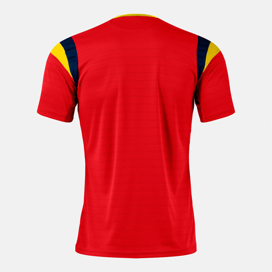 Тениска TERRA SHORT SLEEVE T-SHIRT фуксия - червено жълто