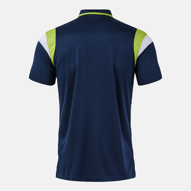 TERRA SHORT SLEEVE POLO DARK NAVY LIME NAVY-LIME
