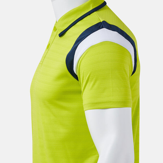 TERRA SHORT SLEEVE POLO LIME DARK NAVY LIME-NAVY