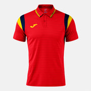 Поло блуза TERRA SHORT SLEEVE POLO тъмно морско синьо - червено жълто