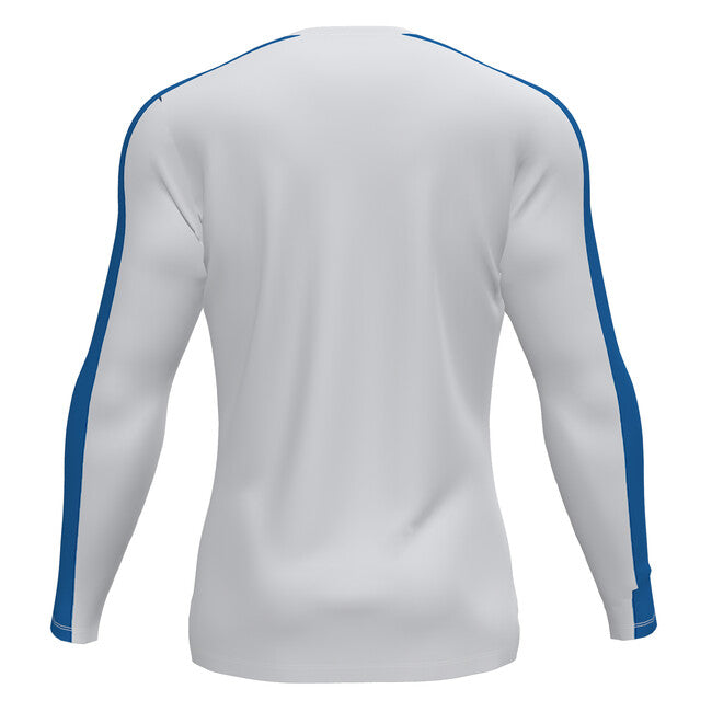 ACADEMY T-SHIRT WHITE-ROYAL M/L WHITE-ROYAL