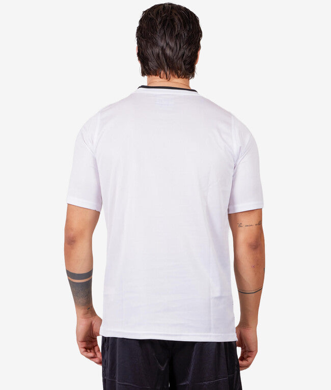 SHIRT GRAFITE INTERLOCK BIANCO/NERO