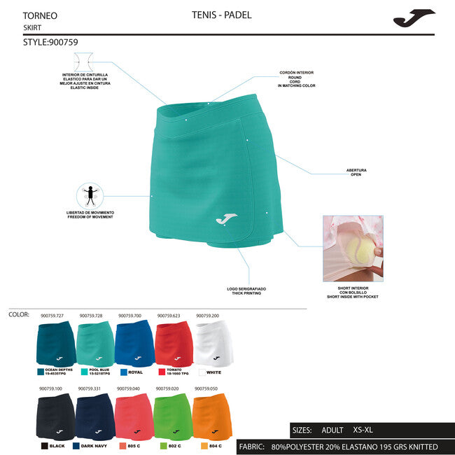 SKIRT SHORTS OPEN II GREEN FLUOR FLUOR GREEN