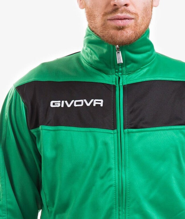 TUTA VISA TRIACETATO VERDE/NERO