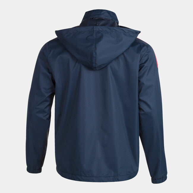 RAINCOAT TRIVOR NAVY-RED