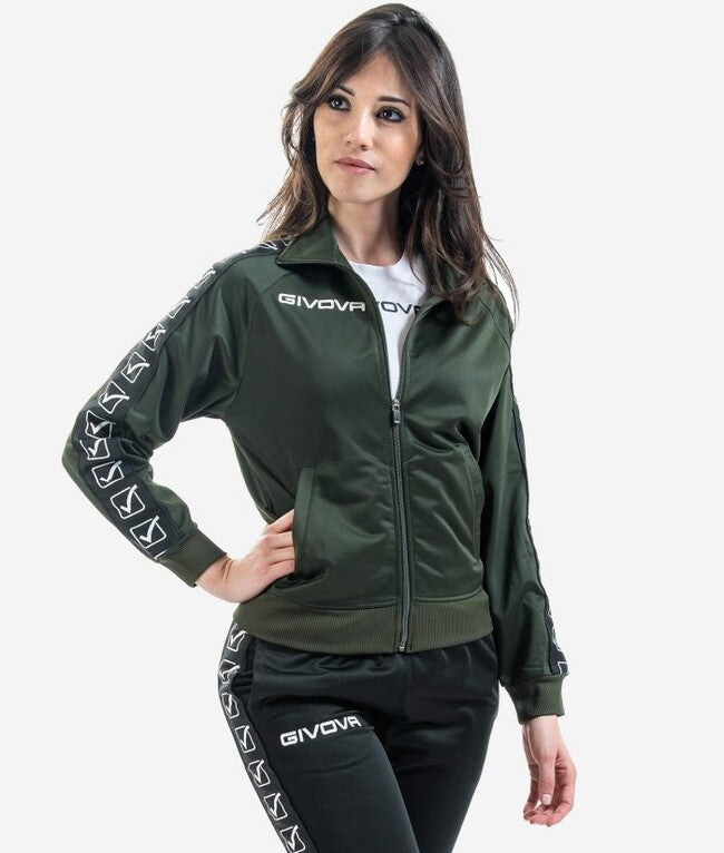 GIACCA TRICOT BAND VERDE MILITARE
