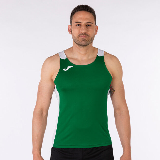T-SHIRT RECORD II GREEN-WHITE