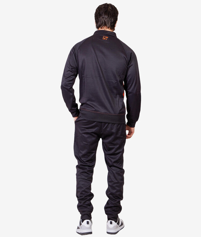 TUTA CUBA POLARFLEECE ARANCIO/NERO