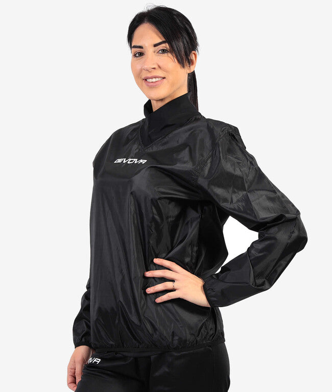RAIN JACKET COLLO COSTINA NERO