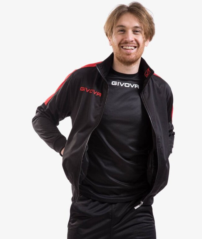 TUTA REVOLUTION TRIACETATO NERO/ROSSO