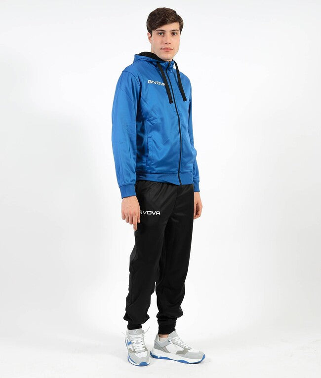 TUTA KING IN POLARFLEECE (SORRENTO) AZZURRO/NERO