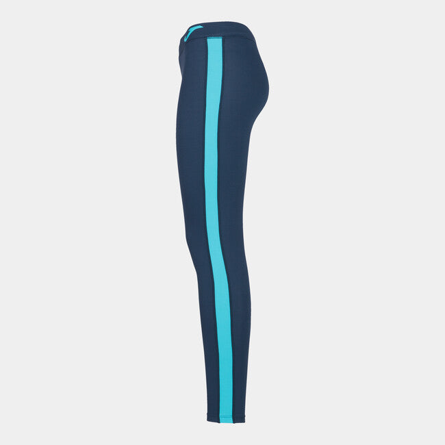 LONG NAVY MESH LEGGINGS - FLUGOLD TURQUOISE NAVY-TURQUOISE
