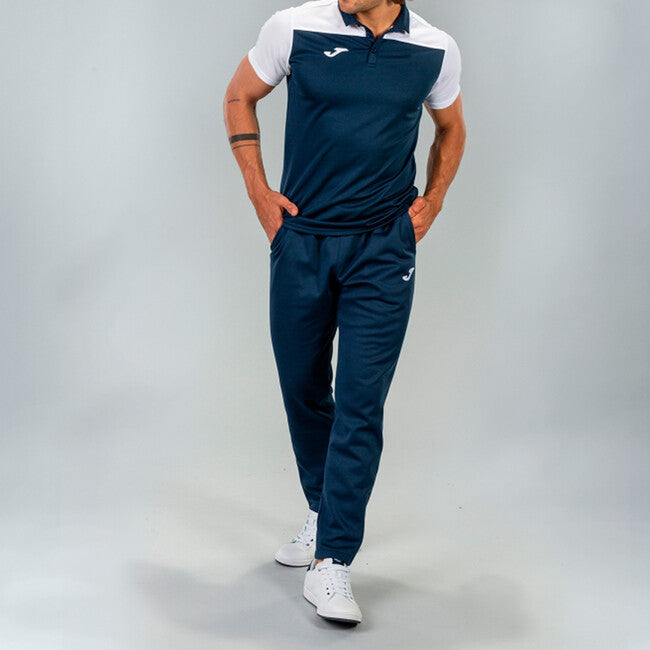 COMBI POLO SHIRT NAVY-WHITE S/S NAVY-WHITE