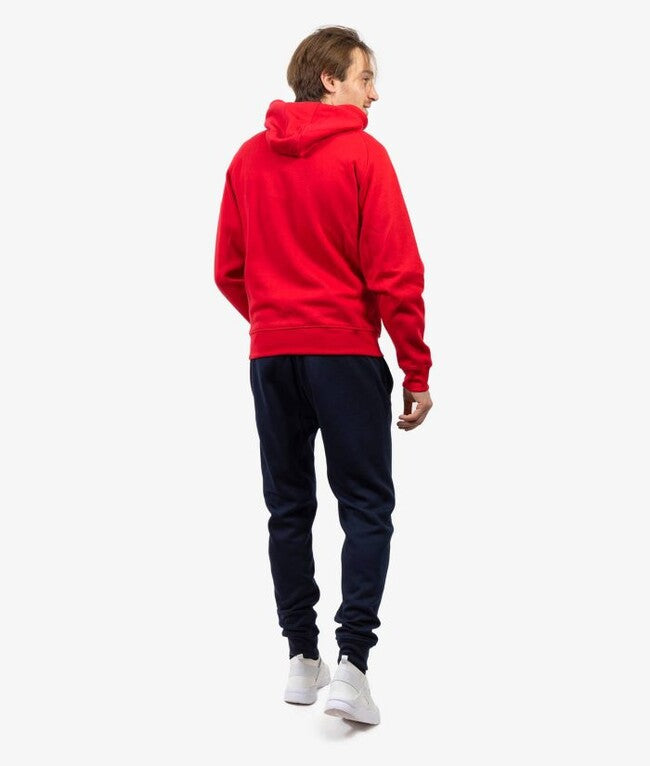 TUTA KING FELPA ROSSO/BLU
