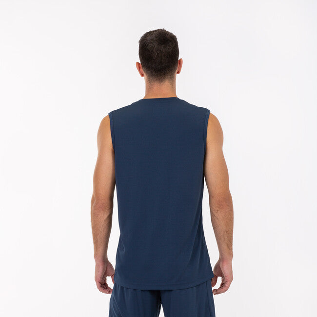 SLEEVELESS T-SHIRT COMBI NAVY BLUE NAVY
