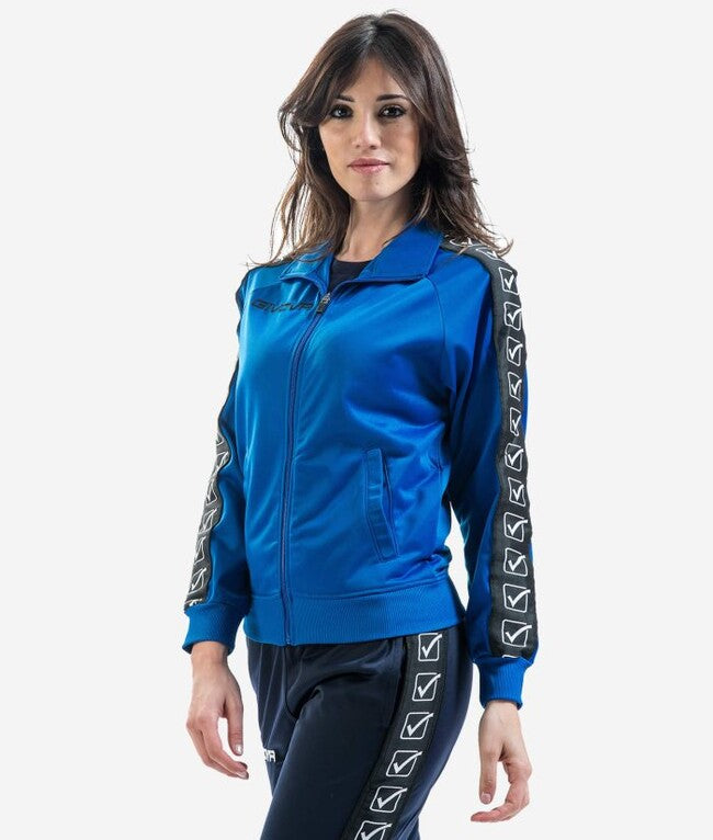 GIACCA TRICOT BAND AZZURRO