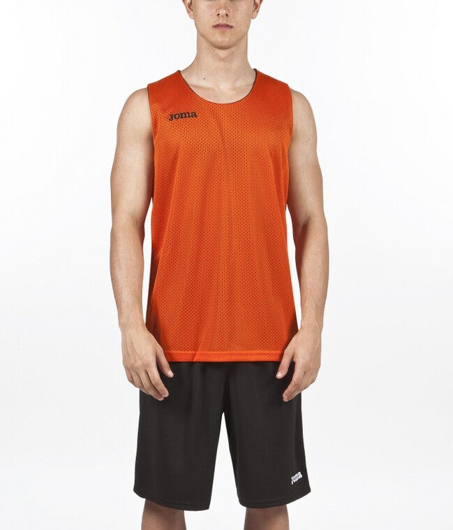 REVERSIBLET-SHIRT ARO ORANGE-BLACK SLEEVELESS ORANGE
