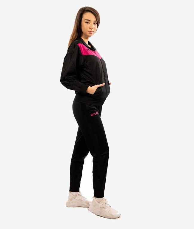TUTA VISA FLUO TRIACETATO NERO/FUXIA