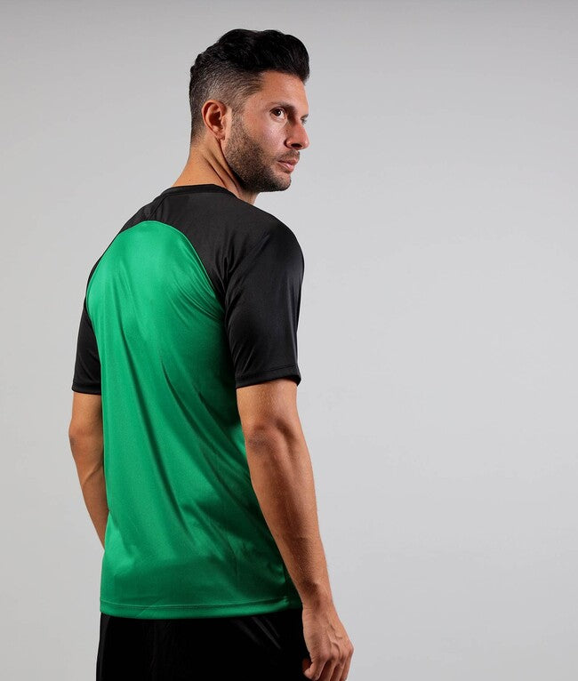 SHIRT CAPO INTERLOCK VERDE/NERO