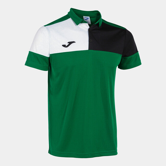 CREW V SHORT SLEEVE POLO GREEN BLACK WHITE GREEN