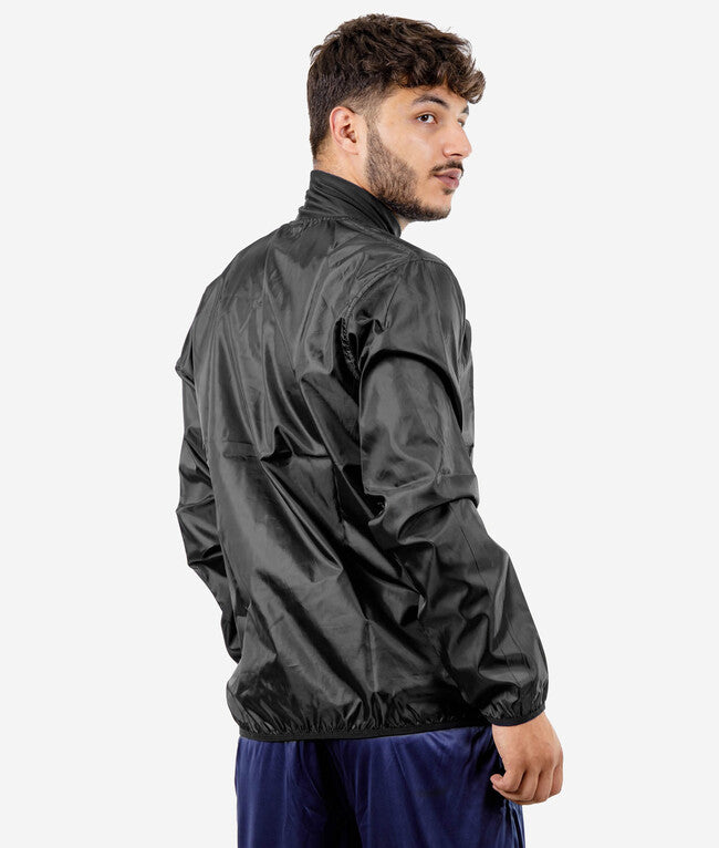 RAIN JACKET COLLO COSTINA NERO