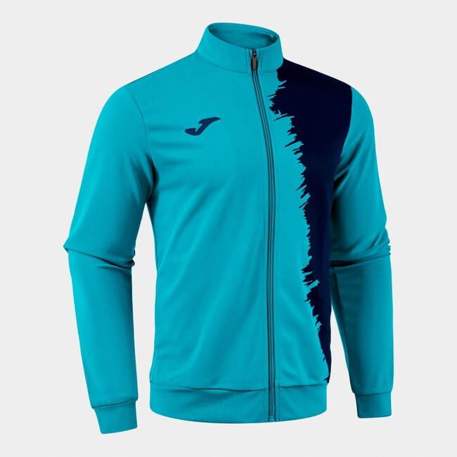 CITY III FULL ZIP SWEATSHIRT FLUOR TURQUOISE DARK NAVY FLUOR TURQUOISE