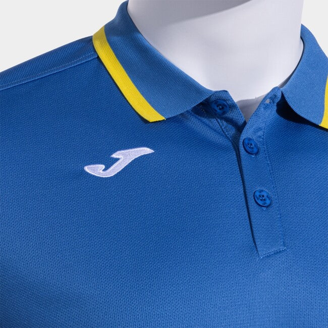 COMBI PREMIUM SHORT SLEEVE POLO ROYAL BLUE YELLOW ROYAL-YELLOW