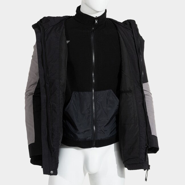 MYSTIC ANORAK BLACK BLACK