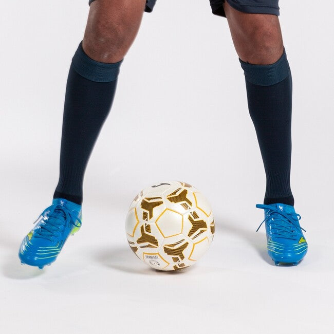 SIZE 5 FLAME III WHITE FOOTBALL WHITE-ORANGE