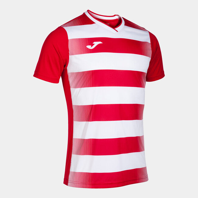 EUROPA V SHORT SLEEVE T-SHIRT RED-WHITE