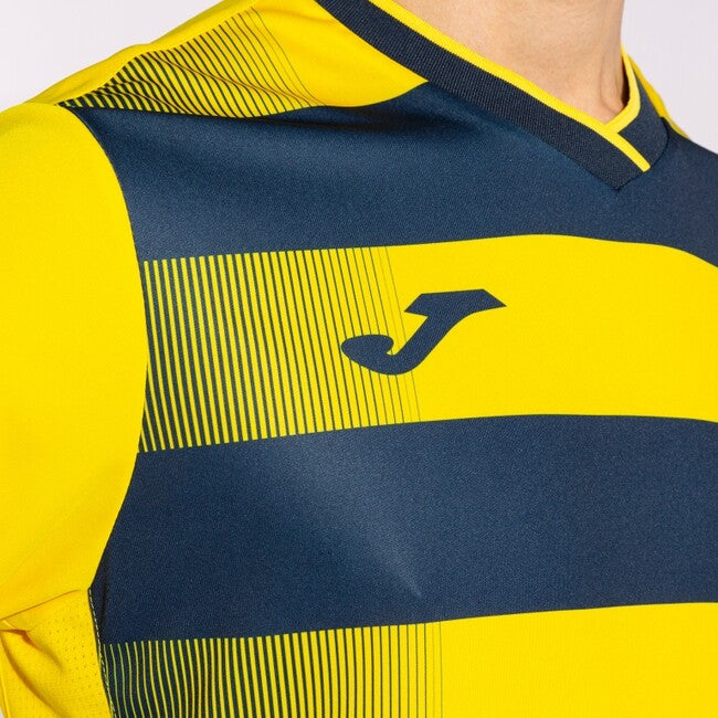 EUROPA V SHORT SLEEVE T-SHIRT YELLOW-NAVY