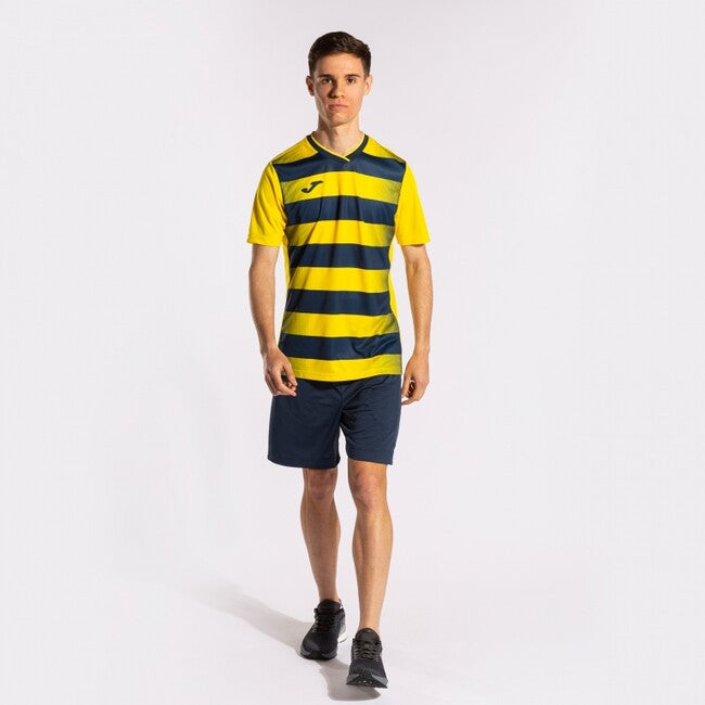 EUROPA V SHORT SLEEVE T-SHIRT YELLOW-NAVY
