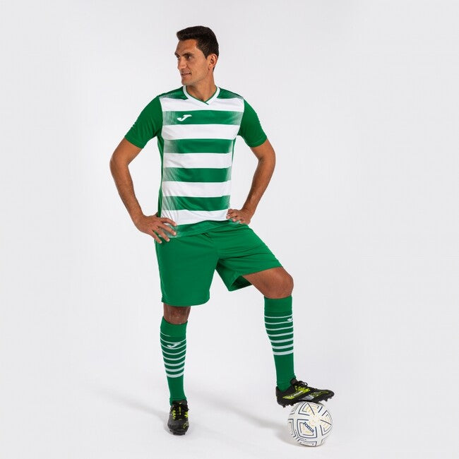 EUROPA V SHORT SLEEVE T-SHIRT GREEN-WHITE