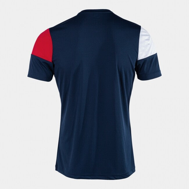 CREW V SHORT SLEEVE T-SHIRT NAVY RED WHITE NAVY-RED-WHITE
